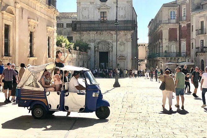 Ape-TUK TUK Tour of Ortigia, Syracuse, Neapolis, Point of Sale 4 hours