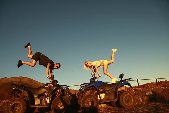 Quad adventure to Teide on sunset
