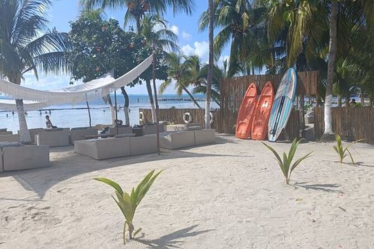 Catamaran Experience at Isla Mujeres! Platinum Beach Club and Bar