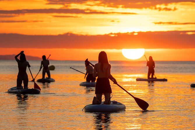 Barcelona: Sunrise Paddle Surf with Instructor and Photos