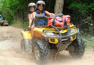 Shared ATVExpress Cave Snorkeling Adventure from the Riviera Maya