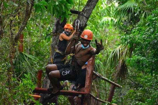 Horseback, ATV´s, Ziplines, Cenote, Hanging bridge Lunch and Round Trip Included