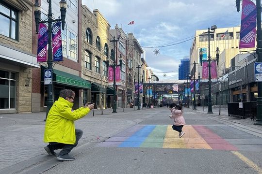 Calgary City Tour: Peace Bridge, Calgary Tower & Stephen Avenue