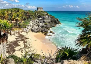 4x1 Tour to Tulum, Coba, a Cenote and Playa del Carmen for only one price!