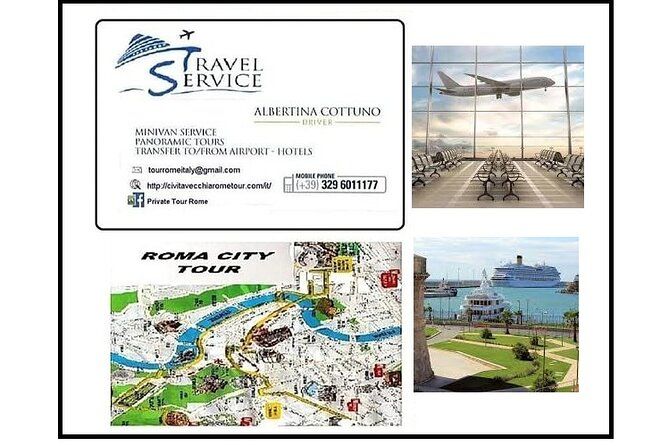 Transfers from Fiumicino/Rome to Civitavecchia