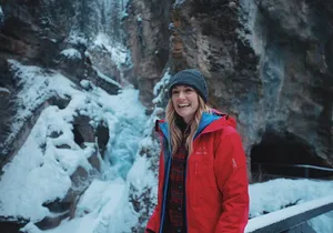 Johnston Canyon Frozen Waterfalls - Small Group Tour
