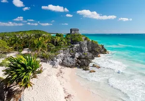 Deluxe Tour Tulum + Coba Ruins! Cenote Kuxtal & Playa del Carmen