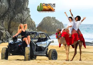 Beach CAN-AM SXS X3 & Camel Ride in Cabo by Cactus Tours Park