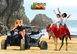 Beach CAN-AM SXS X3 & Camel Ride in Cabo by Cactus Tours Park