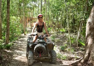 ATV Single Zipline and Cenote Extreme Combo 3x1 from Cancun