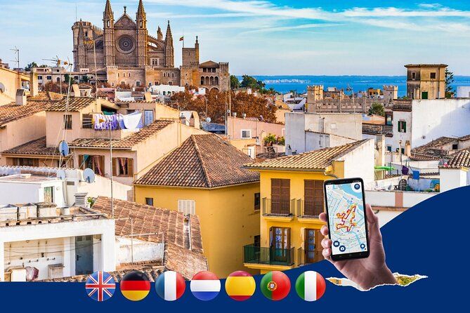 Palma de Mallorca: City Walk Audio Guide in 7 Languages on Phone