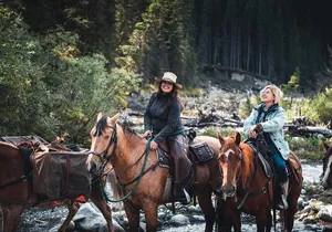 2-Day Sundance Overnight Backcountry Lodge Trip by Horseback