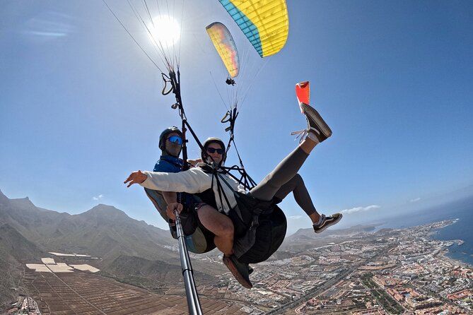 Costa Adeje paragliding, the best tandem flight in Tenerife
