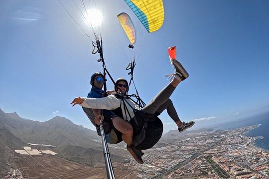 Costa Adeje paragliding, the best tandem flight in Tenerife