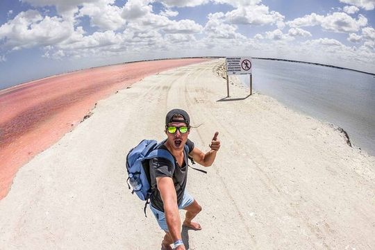 Las Coloradas and Rio Lagartos Tour with All Inclusive
