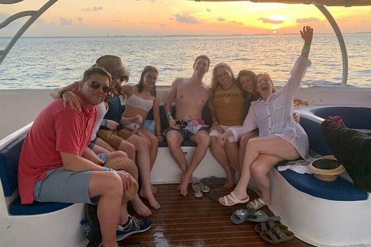 Private Boat Party Isla Mujeres! Mexican Caribbean Experience! from Cancun