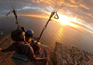 Tandem paragliding in Tenerife