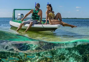 3 in 1 Jungle Speedboat and Snorkeling in Cancun