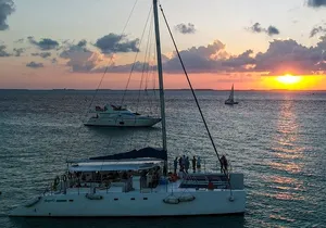 Isla Mujeres Party Catamaran from Cancun Couples Special Price