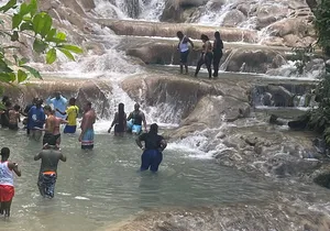Horseback Riding and Swimming in Dunn's River Falls