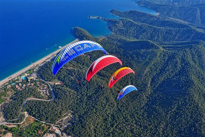 Escape Tahtalı Tandem Paragliding Antalya + Cable Car Included