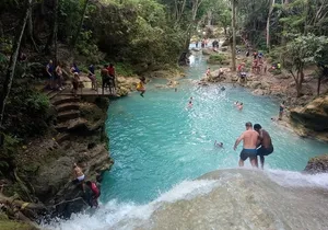 Irie Blue Hole (Secret Falls) and Dunn's River Falls 2 for 1 Tour from Montego Bay