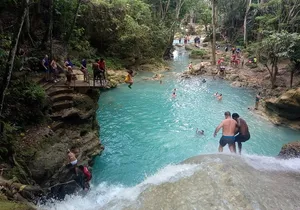Irie Blue Hole (Secret Falls) and Dunn's River Falls 2 for 1 Tour from Montego Bay