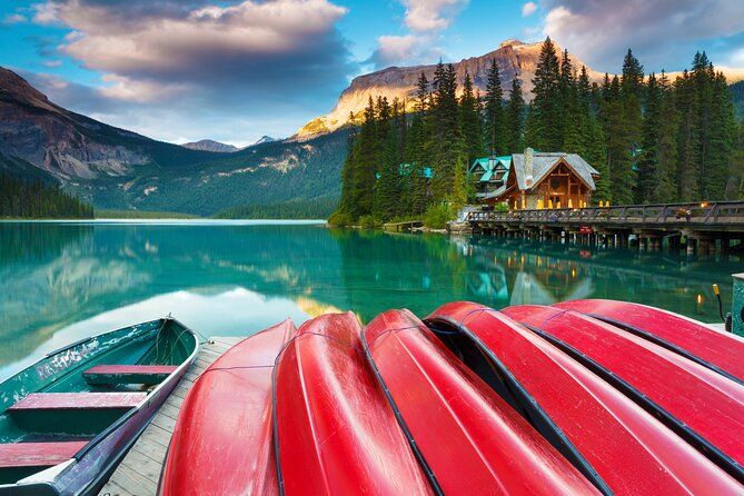 Emerald Lake, Moraine Lake, Lake Louise Marble Canyon Banff Town