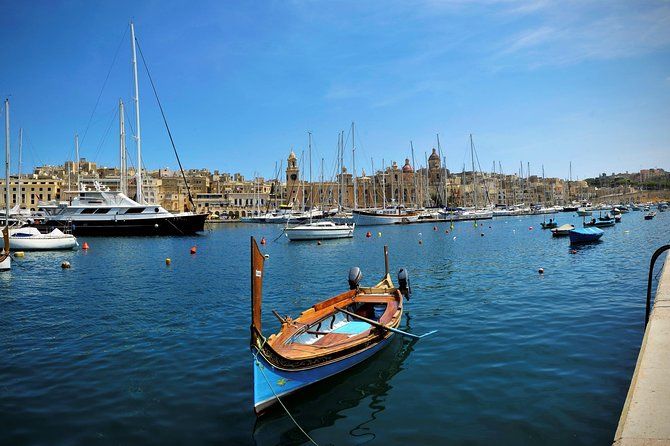 Three Cities guided tour including harbour boat tour