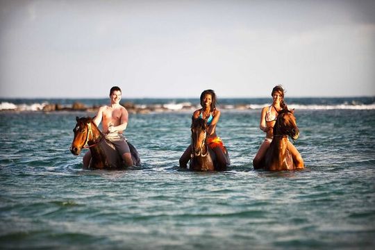 Horseback Riding & Bamboo Rafting Ocho Rios (Transportation Only)