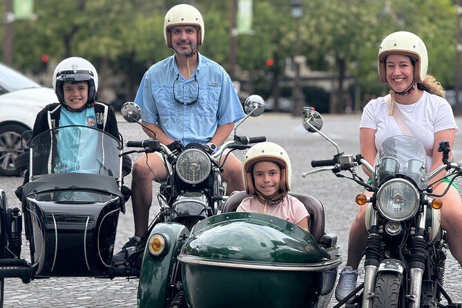 Sidecar Motorcycle tour in Paris with Driver