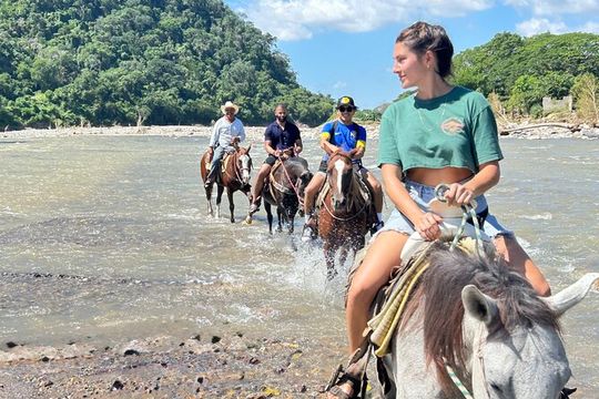 Horseback Riding & Swim: Tequila Tasting, BBQ & Margaritas