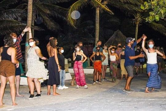 Salsa night Puerto Morelos