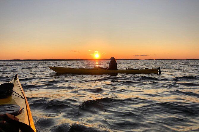 Sunset Kayak Tour in the Stockholm Archipelago + Swedish Fika