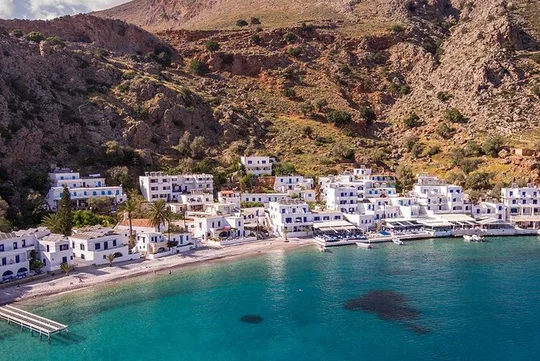 Loutro and Sweet Water Beach from Rethymno