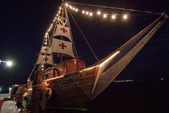 Romantic Dinner on a Spanish Galeon in Cancun