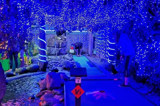Mini Golf with Rabbits in Rotorua