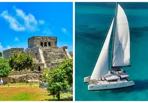 2-Day Combo: Isla Mujeres Sailing And Tulum Mayan Ruins