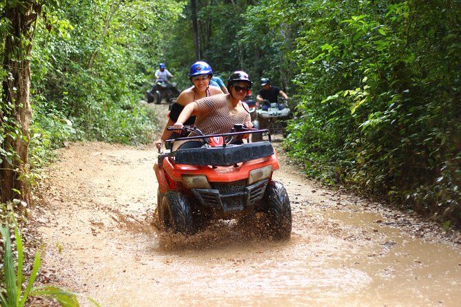 ATV Tour from Tulum or Riviera with Ziplines and Cenote Swim Day