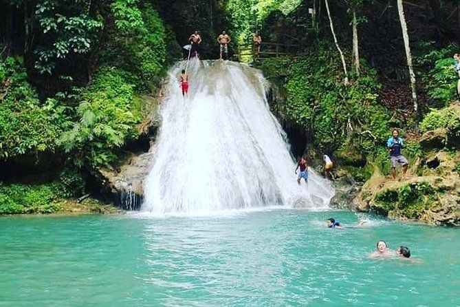 Private Konoko Falls and Blue Hole Combo Tour from Ocho Rios