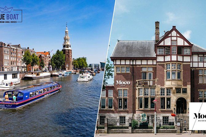Moco Museum Amsterdam Entry and 75-minute Canal Cruise