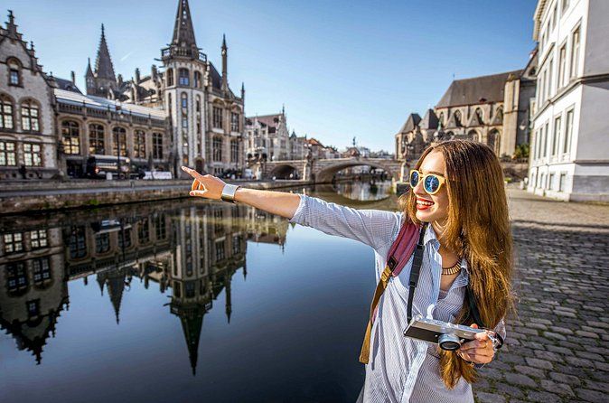 Gent-vandringstur med audioguide på smarttelefonen din