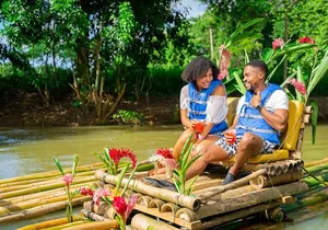 Reggae Rafting Experience with Power Snorkel Party Cruise