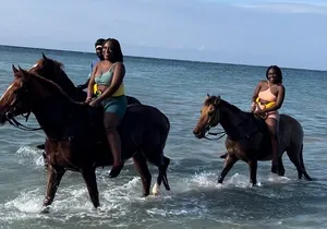 Horseback Riding , Blue Hole Secret Falls & River Tubing combo