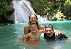 Blue Hole / Secret Falls Private Tour including Entry Fee