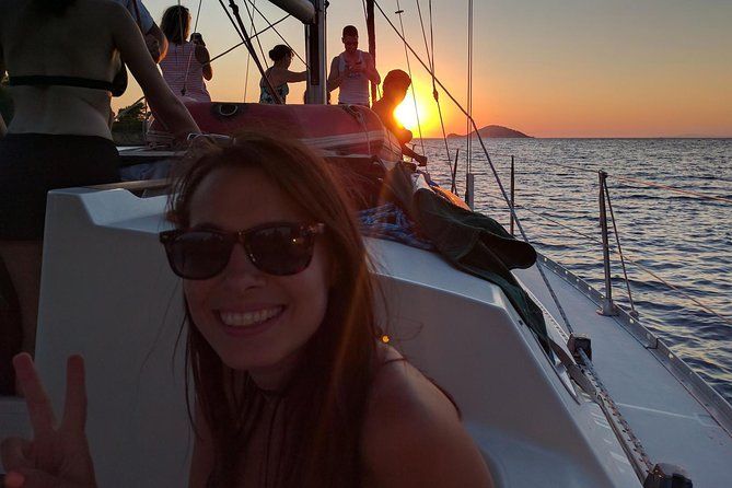 3 hours Neos Marmaras: Day or Sunset Sailing Tour Coves & Islands