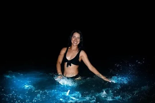 Holbox: Guided Bioluminescence Tour with pick up