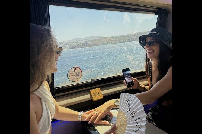 Private Mykonos Island tour by Luxury Minibus up to 11 passengers