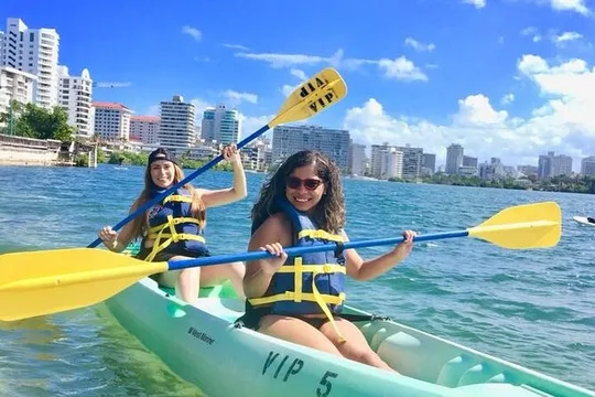Kayak Rental Equipment at Condado Lagoon