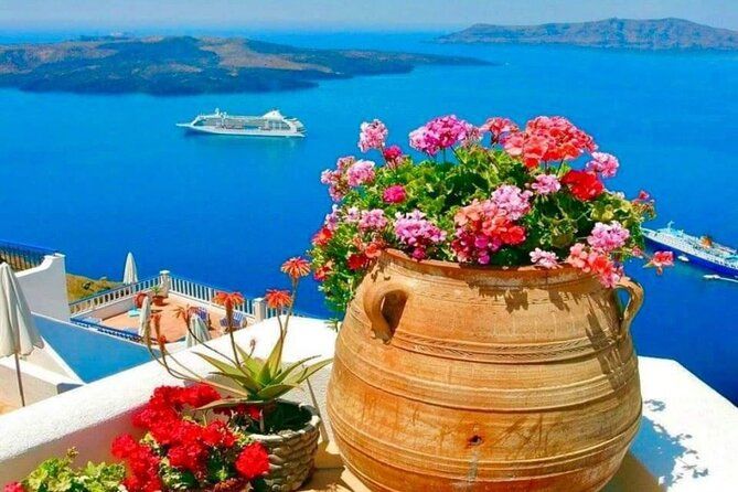 Skip Sky Tram!! 5 Hour Hassle-Free Santorini Tour & Wine Tasting